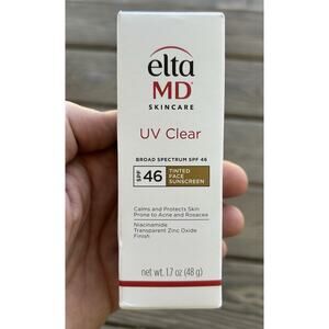Elta MD UV Clear Broad-Spectrum SPF 46 Tinted 1.7 oz New In Box Exp 10/2027